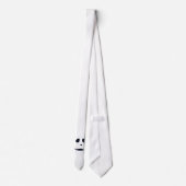 Cool Halloween Scary Face aanpassen Stropdas (Achterkant)