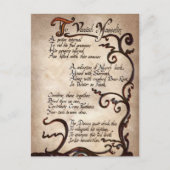 cool Halloween sorcière sort de vacances Carte pos (Devant)