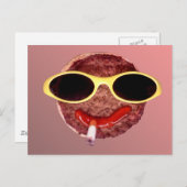Cool Hamburger Briefkaart (Voorkant / Achterkant)
