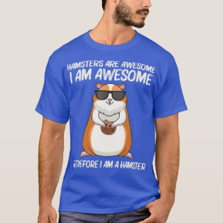Cool Hamster Gift Voor Mannen Vrouwen Syrische Dwe T-shirt
