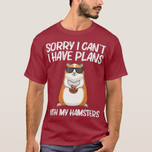 Cool Hamster Gift Voor Mannen Vrouwen Syrische Dwe T-shirt