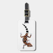 Cool hand getekend - GECKO - Hagedis - Wildlife Bagagelabel (Voorkant verticaal)