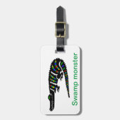 Cool hand getrokken - KROKODIL - Bagagelabel (Voorkant verticaal)