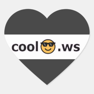cool hart sticker