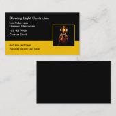 Cool haute brillance Cartes de visite électriques (Devant / Derrière)