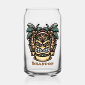 Cool Hawaii tiki parti ajouter nom (Verso)
