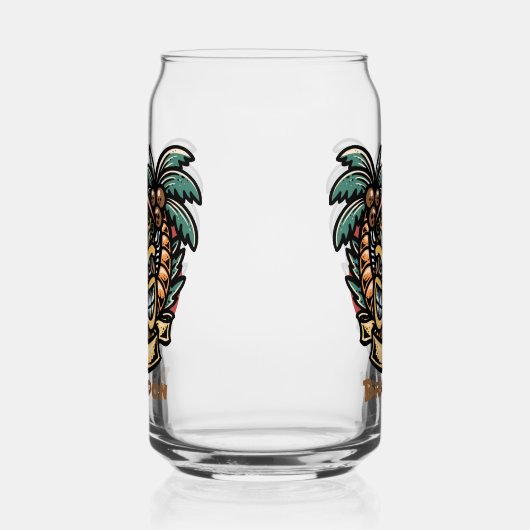 Cool Hawaii tiki parti ajouter nom (Droite)