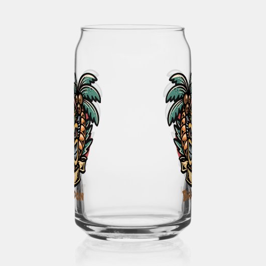 Cool Hawaii tiki parti ajouter nom (Gauche)