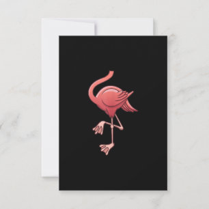 Cool Headless Flamingo Halloween Costume Funny RSVP Kaartje