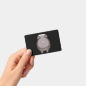 Cool Headless Hippo Halloween Costume Funny Lazy Badge (Handheld)