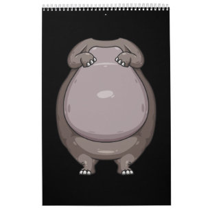 Cool Headless Hippo Halloween Costume Funny Lazy Kalender