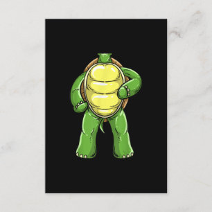 Cool Headless Turtle Halloween Costume Funny Lazy Informatiekaartje