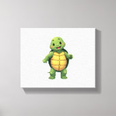 Cool Headless Turtle Halloween Kostuum _ Funny Laz Canvas Afdruk (Voorkant)