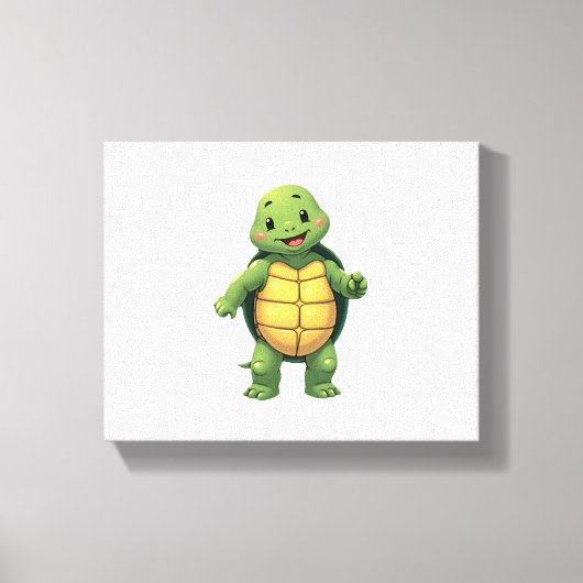 Cool Headless Turtle Halloween Kostuum _ Funny Laz Canvas Afdruk (Voorkant)