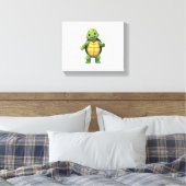 Cool Headless Turtle Halloween Kostuum _ Funny Laz Canvas Afdruk (Insitu (Slaapkamer))
