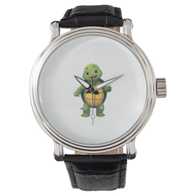 Cool Headless Turtle Halloween Kostuum _ Funny Laz Horloge (Voorkant)