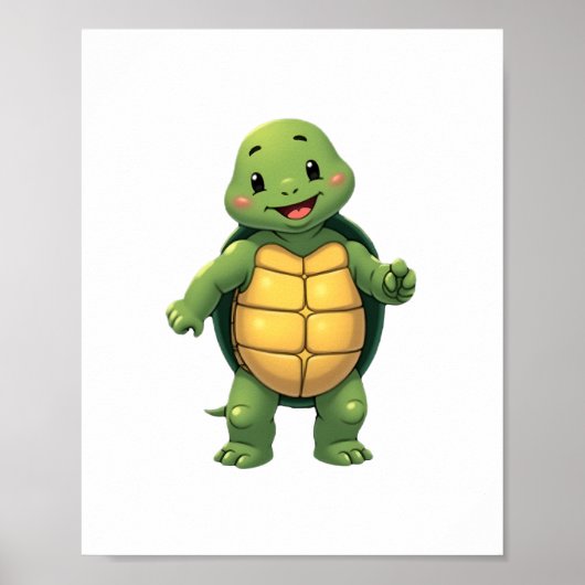 Cool Headless Turtle Halloween Kostuum _ Funny Laz Poster (Voorkant)