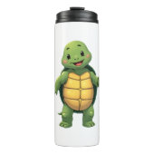 Cool Headless Turtle Halloween Kostuum _ Funny Laz Thermosbeker (Voorkant)