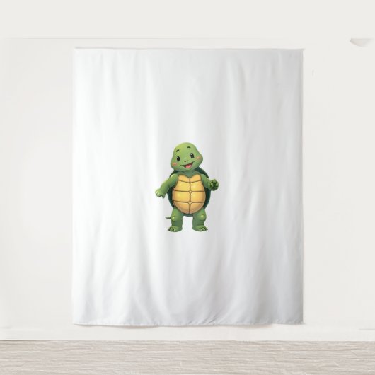 Cool Headless Turtle Halloween Kostuum _ Funny Laz Wandkleed (Voorkant)