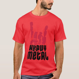 Cool heavy metal retro t-shirt