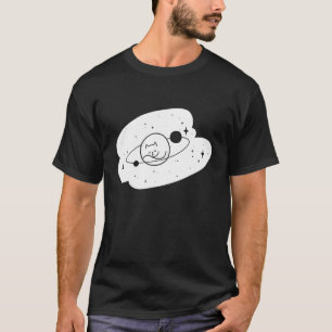 Cool heelal ruimte kat illustratie Grafisch ontw T-shirt