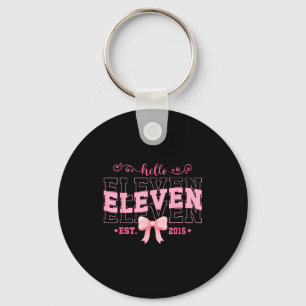 Cool Hello Eleven Opgericht 2015 Nk Coquette Boog Sleutelhanger