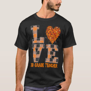 Cool Herfst Paraeducator Cute Herfst Docent 2e gra T-shirt