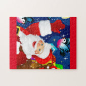 cool heureux santa claus puzzle (Horizontal)