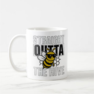 Cool Hip Hop Bee Graphic Art Koffiemok