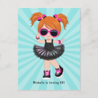 Cool Hip Hop Rap Tutu Meisje Verjaardagsfeestje