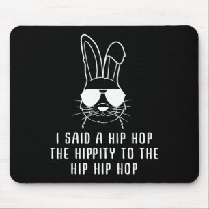 Cool Hip-hop Zonnebril Konijn Pasen Geschenk Heren Muismat