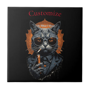 Cool Hip Kat Thunder_Cove Tegeltje
