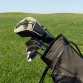 Cool Hippie Surfer Alien Hoodie Golfheadcover (Insitu)