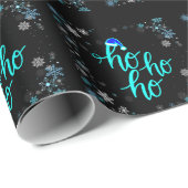 "Cool Ho Ho Ho" Kerstthema Cadeaupapier (Rol Hoek)