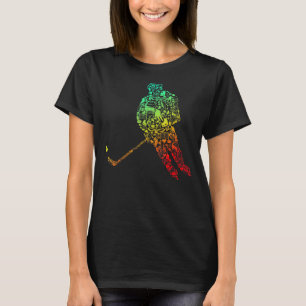 Cool Hockey Player Ice Skating Sport Grafische kle T-shirt