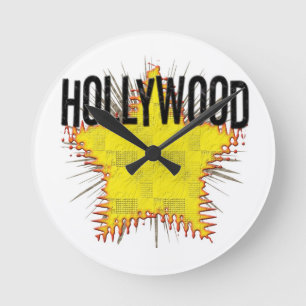 Cool Hollywood Clock! Ronde Klok