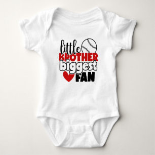 Cool Honkbal sporten kleine Broer grootste fan Romper