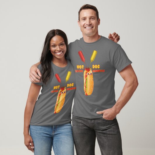 Cool Hot Dog Eating Champion Graphic T-shirt (Unisex)