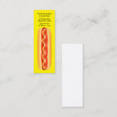 Cool Hot Dog Thema Compact Visitekaartjes (Voorkant / Achterkant)