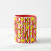 Cool Hot Dogs Mustard Pattern BBQ Grill Party Mok (Midden)