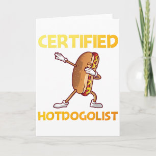 Cool Hotdog Kostuum Voor Mannen Vrouwen Volwassene Kaart