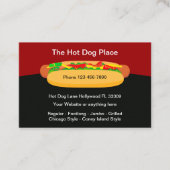 Cool Hotdog Restaurant Cartes de visite (Devant)