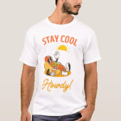 Cool Hotdog Summer Vibes T-shirt (Voorkant)