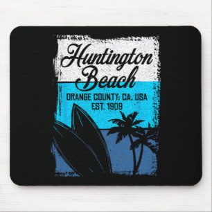 Cool Huntington Beach Surfcompetities Mannen Vrouw Muismat