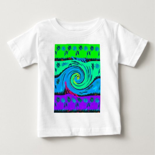 Cool I Love Hawaii: Floral Pop Patroon Design (Voorkant)
