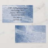 Cool Ice Blue Visitekaartje (Voorkant / Achterkant)