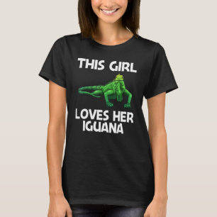 Cool Iguana Voor Meisjes Kinderen Hagedis Reptiel T-shirt