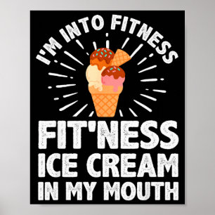 Cool Ijs Kostuum Voor Mannen Vrouwen Dessert Ijs C Poster