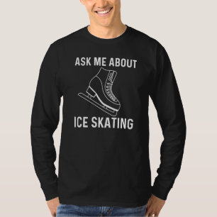 Cool ijsschaatsen voor mannen Afbeelding Snelheids T-shirt
