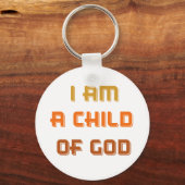 Cool Ik ben een kind van goede sleutelhanger (Voorkant)